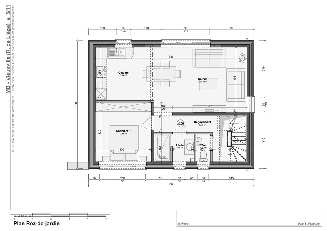 Image 6 : Projet de constructions neuves à 4190 VIEUXVILLE (Belgique) - Prix 275.500 €