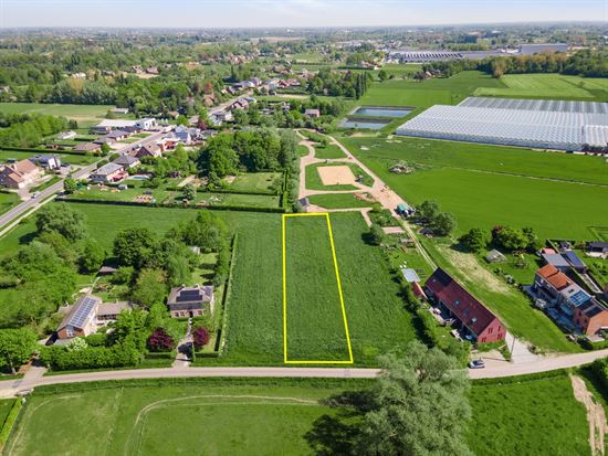 2067 m² bouwgrond voor open bebouwing op groene locatie in Duffel