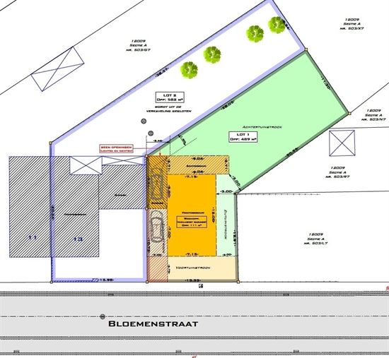 Bouwgrond (489 m²) op een toplocatie in Duffel-West