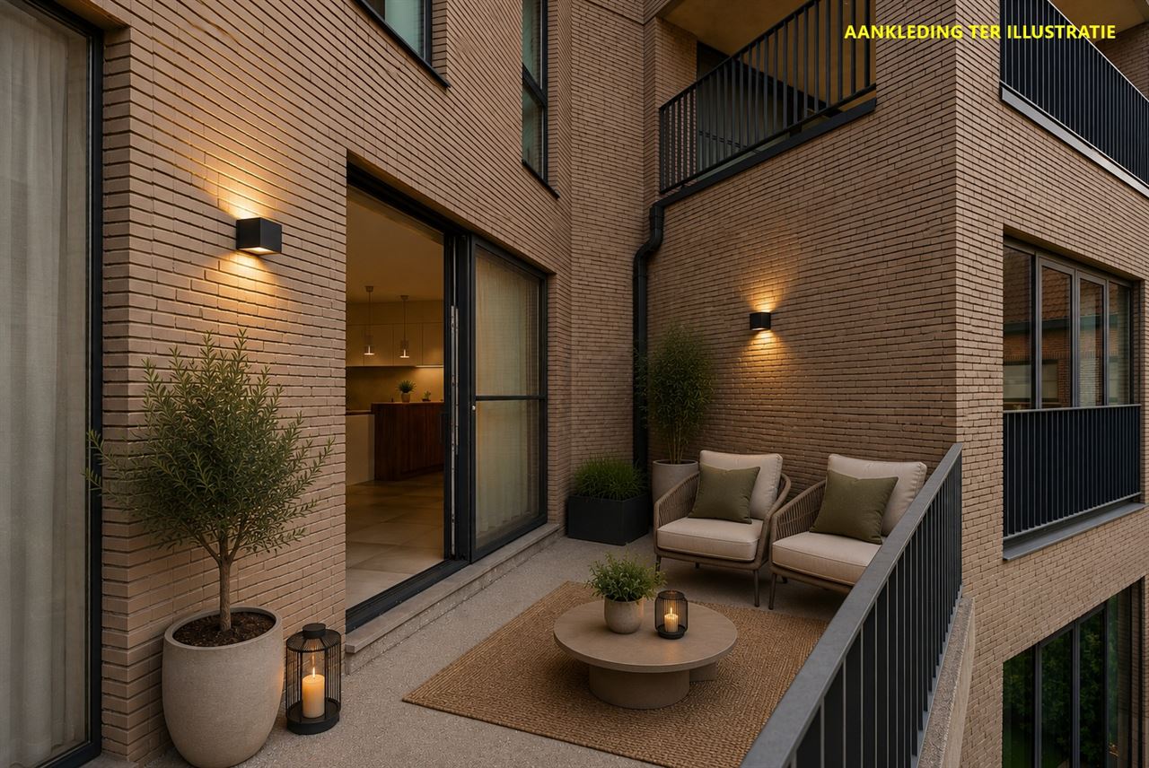 Instapklaar appartement met EPC A, terras en parking