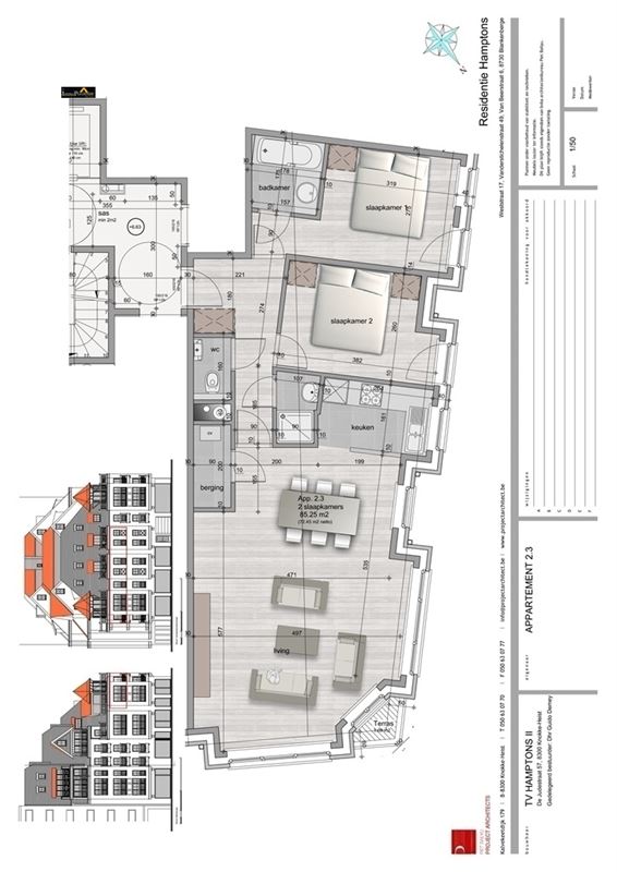 Appartement nieuwbouw met 2 slaapkameers en 2 badkamers te koop te BLANKENBERGE (8370)