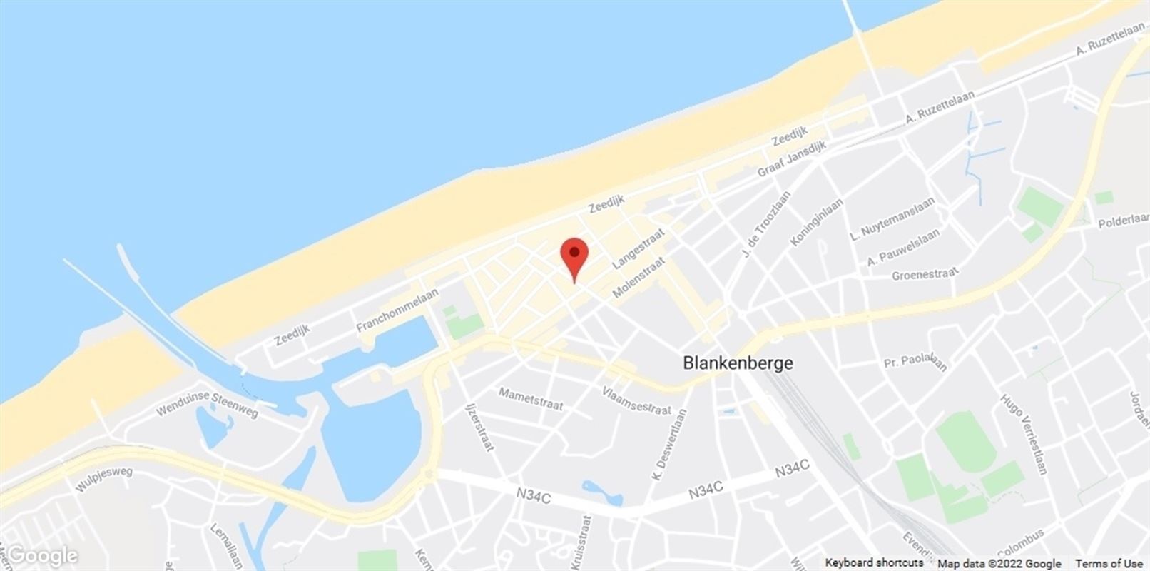 op wandelafstand van haven Nieuw 1 slaapkamerapp. te koop te BLANKENBERGE (8370)