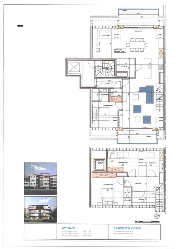 Duplex/Penthouse te koop te BLANKENBERGE (8370)