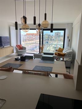 Volledig Gerenoveerd app. met zicht op haven te koop te BLANKENBERGE (8370)