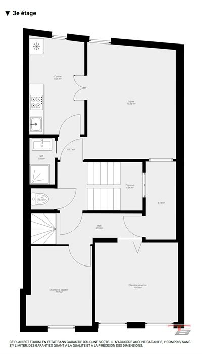 Bel immeuble 1 commerce + 3 apparts dans l'hypercentre