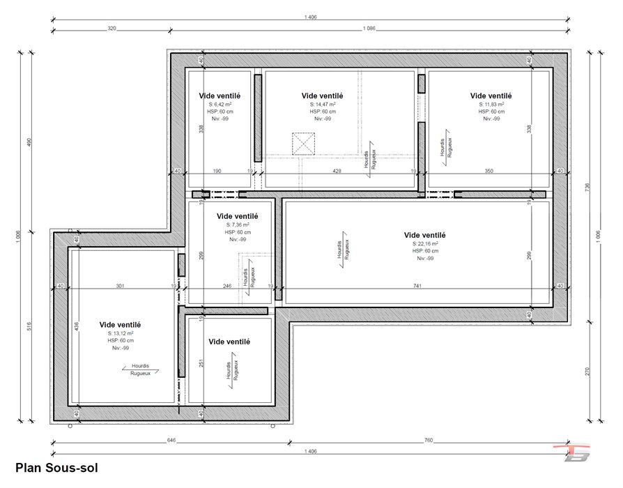 Terrain de 1.748m² libre de construct. avec permis