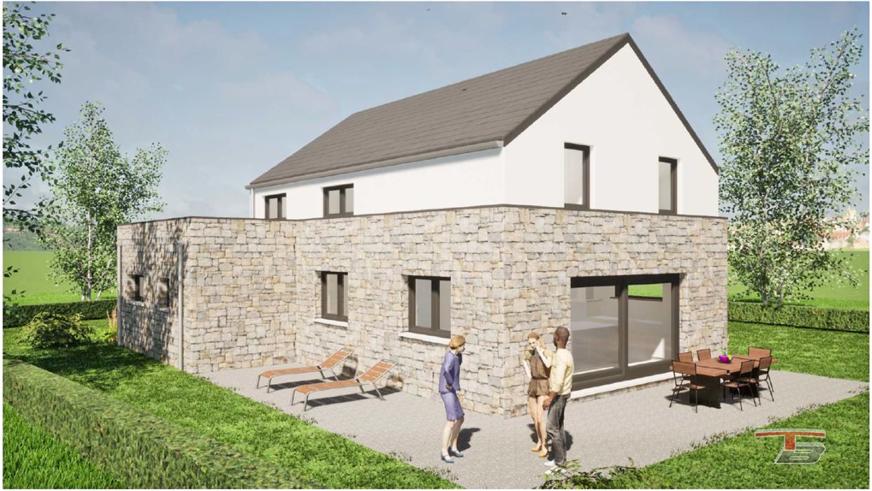 Terrain de 1.748m² libre de construct. avec permis