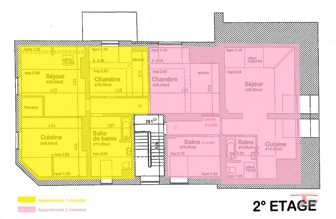 Idéal pour restaurant + 4 appartements (ou Airbnb)
