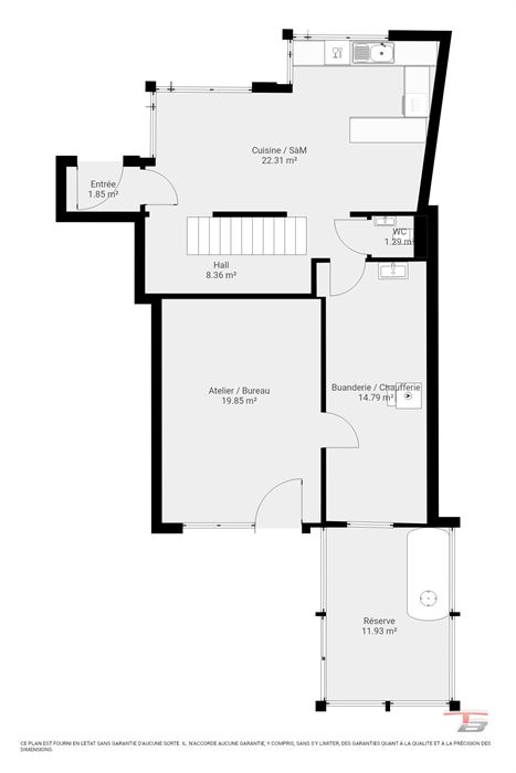 Maison de caractère 5 chambres du début XXe avec spacieuse cour
