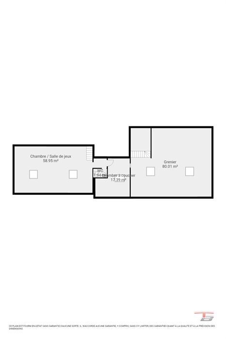 Hall industriel de 300m² bâtis au sol + bureaux/appart. de 337m² s/ terrain de 2.000m².
