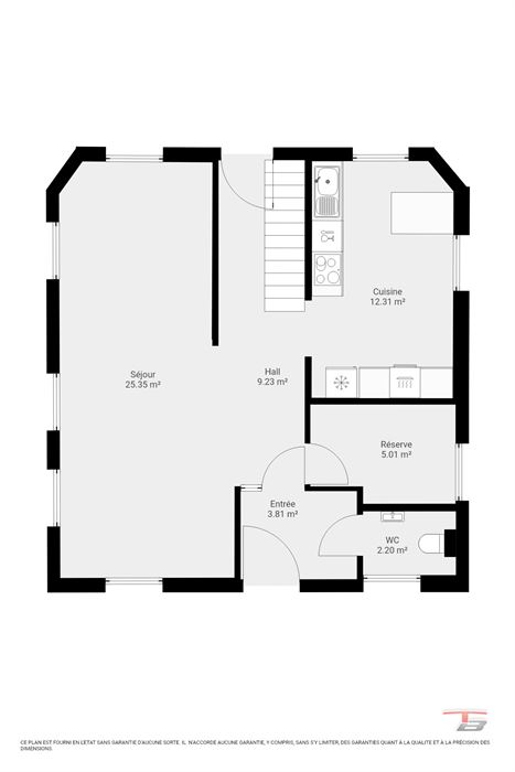 Maison 3 ch (poss 5) de 160m² au calme proche du centre.....