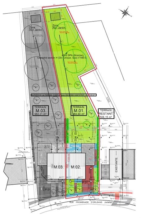 RARE - Terrain avec permis dans un quartier calme et prisé de Nivezé