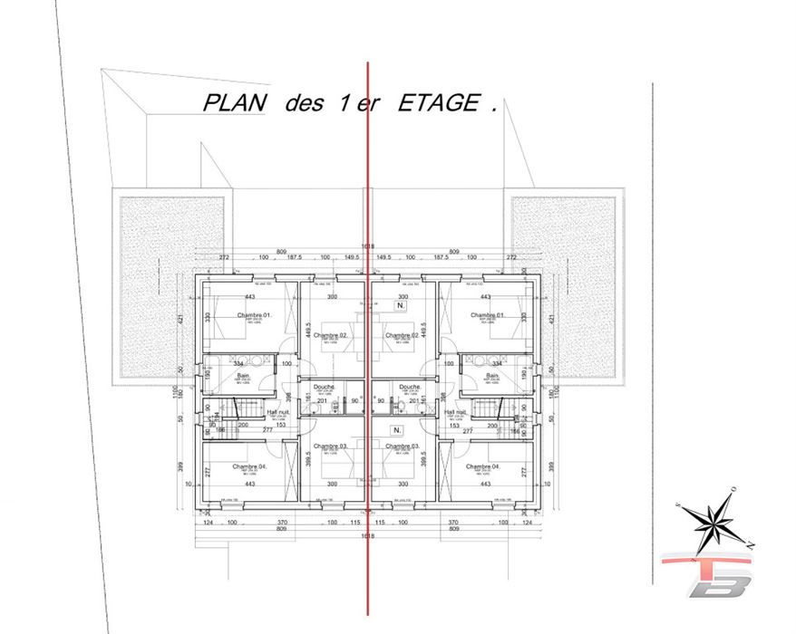 Terrain avec permis pour 2 maisons dans un quartier calme et prisé de Nivezé