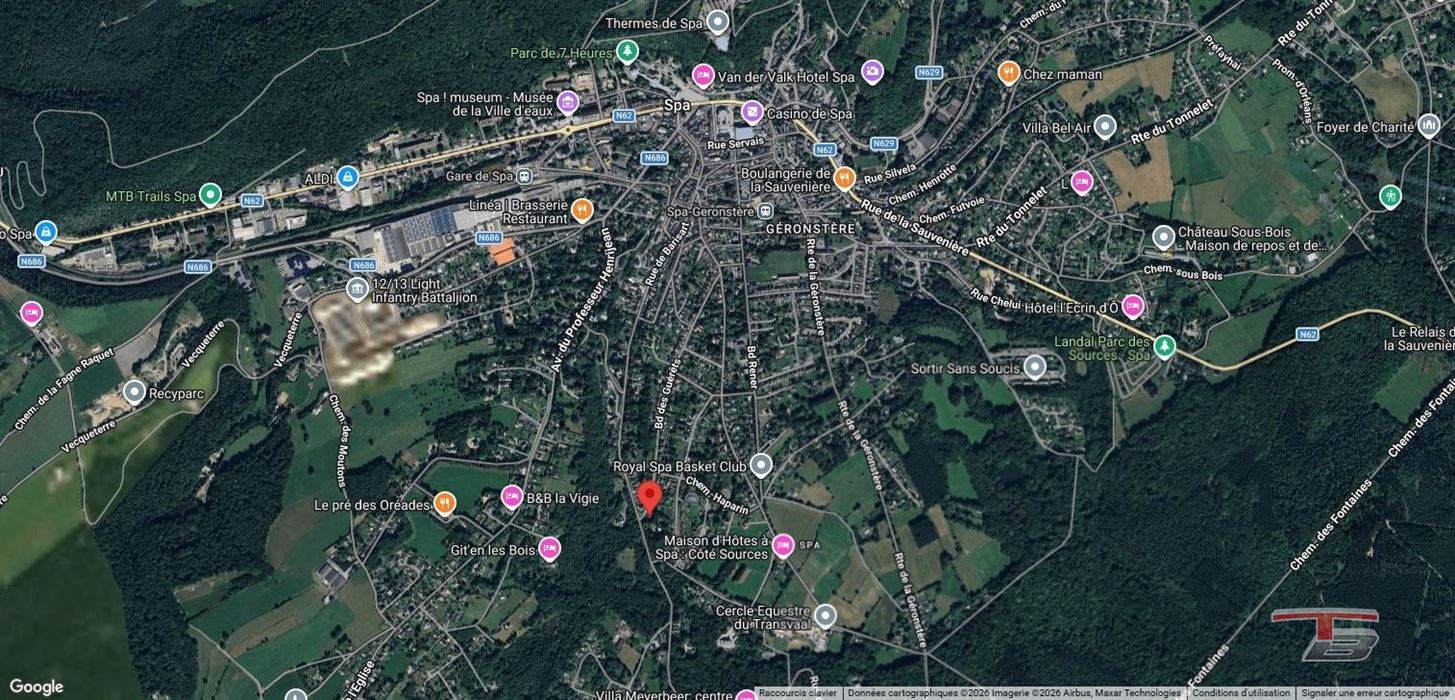 Villa de plain-pied dans un quartier résidentiel proche du centre de Spa