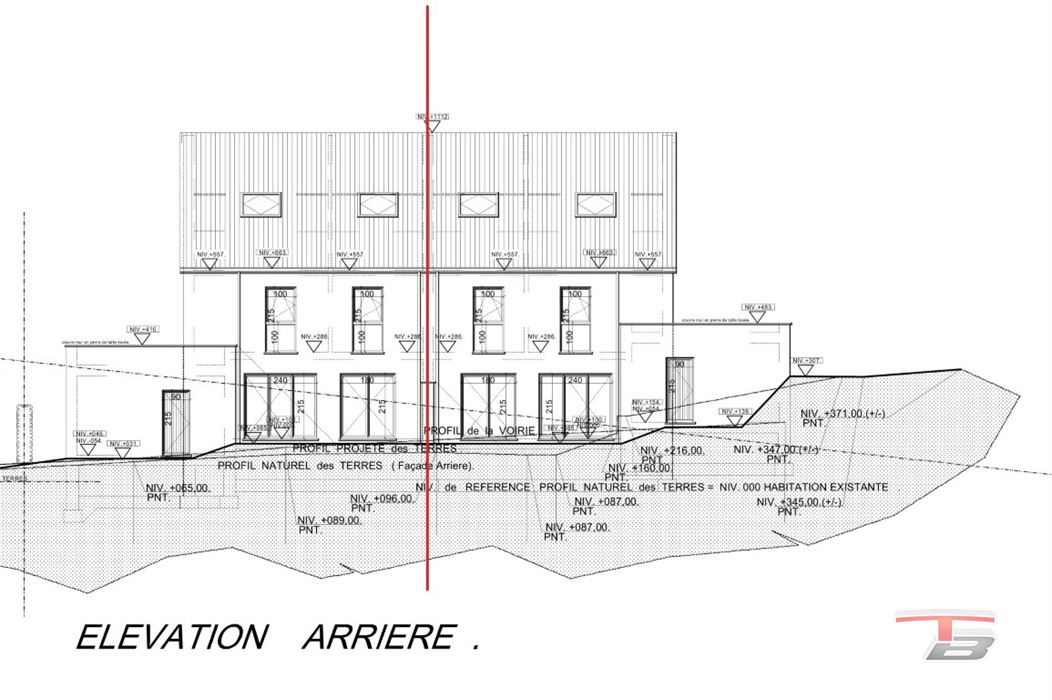 Terrain avec permis pour 2 maisons dans un quartier calme et prisé de Nivezé
