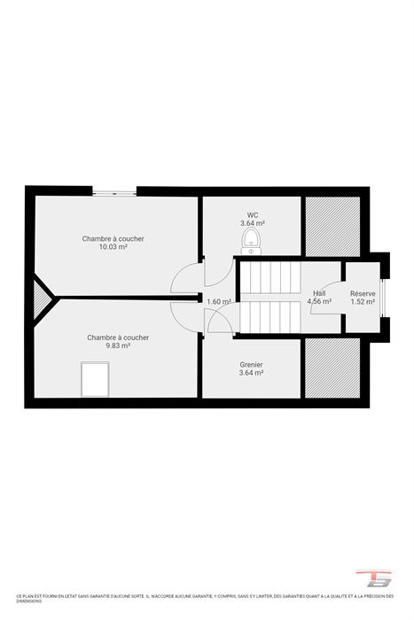Immeuble de rapport de 2 appartements avec garage et jardinet