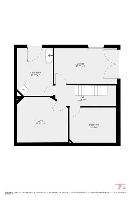 Immeuble de rapport de 2 appartements avec garage et jardinet