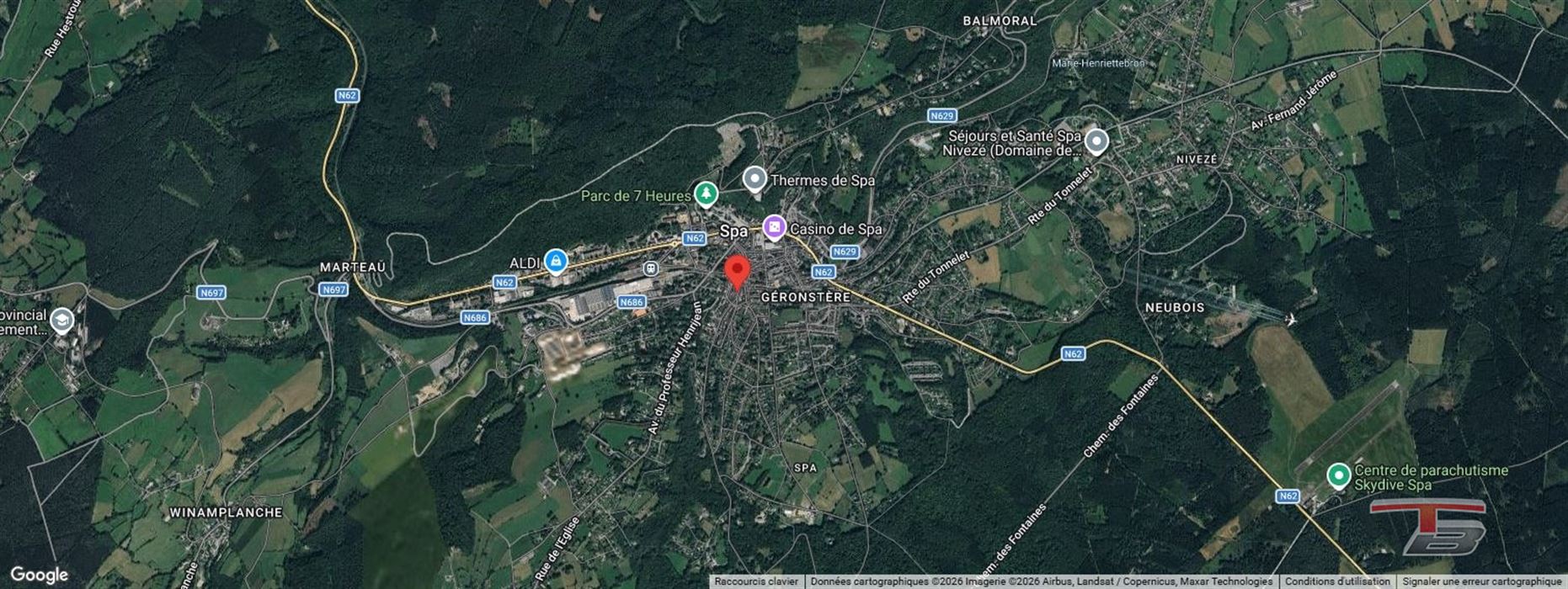 Appart 1 ch avec cour de 30m² à 2 pas de l'hyper centre