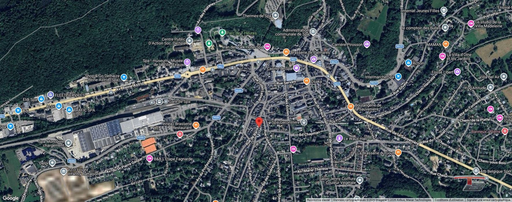 Bureaux idéalement situé proche du centre de Spa