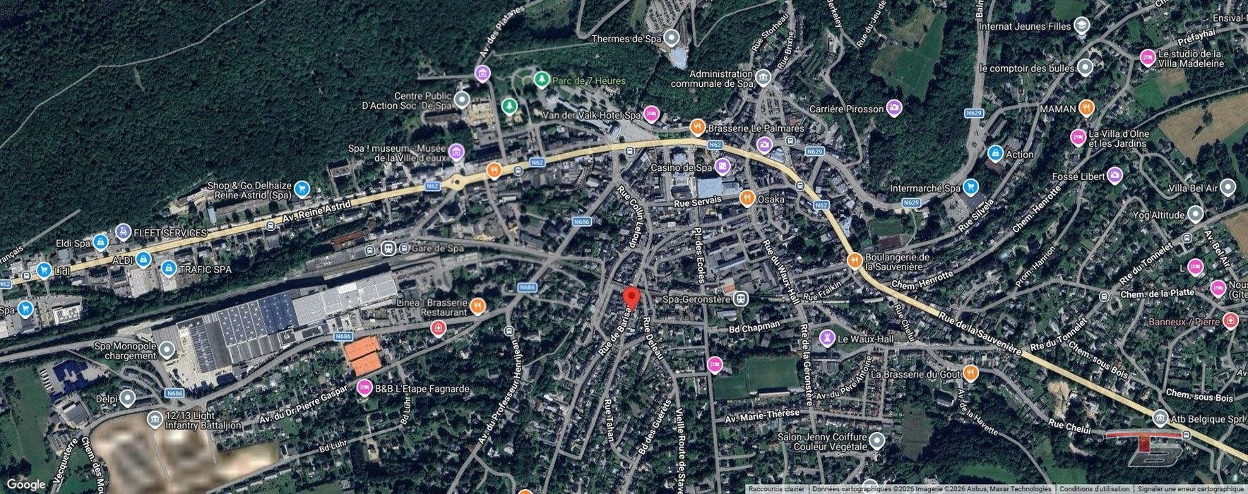 Bureaux idéalement situé proche du centre de Spa
