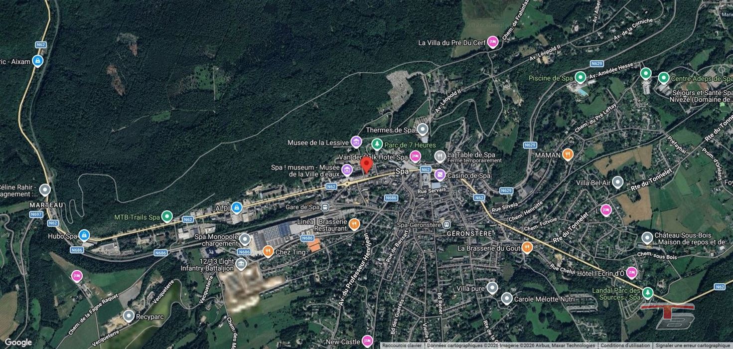 Appartement 3 chambres avec vue panoramique au centre de Spa
