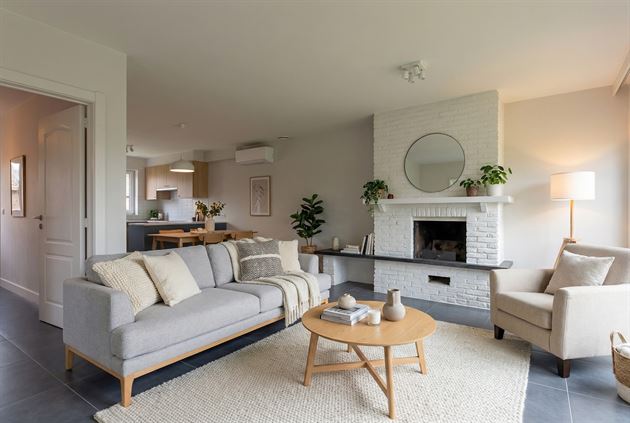 Gerenoveerde halfopen bebouwing op Berkenveld