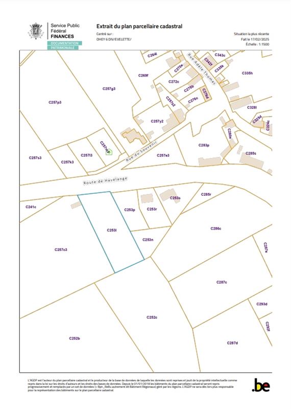 Superbe terrain de plus de 25 ares