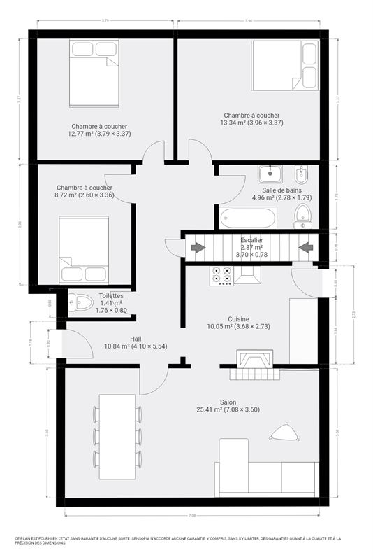Villa 5 chambres à deux pas de la frontière française