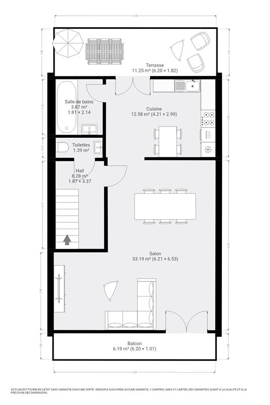 Charmante maison de ville 3 chambres avec espaces extérieurs