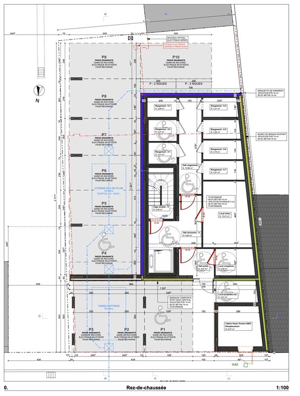 Emplacement de parking dans le centre d'Andenne