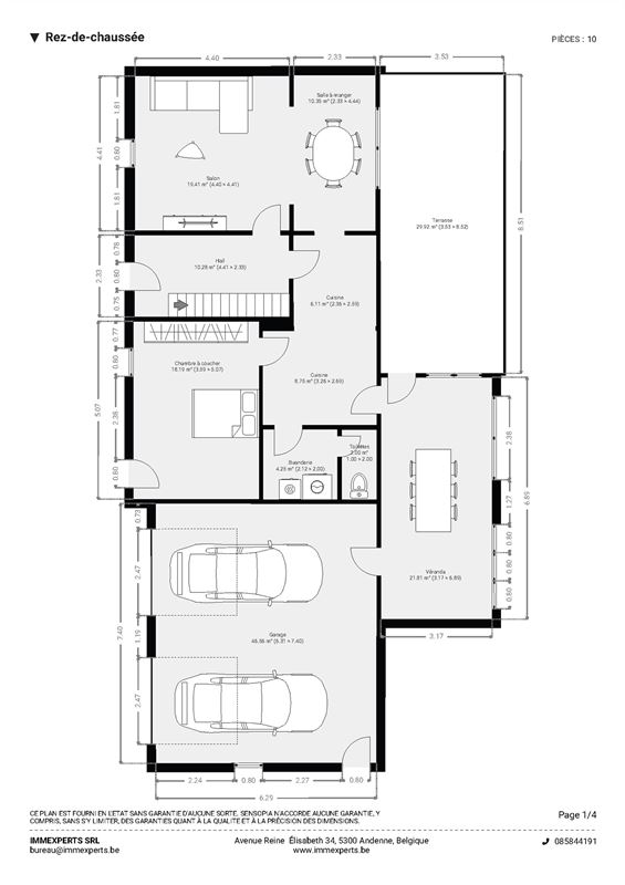 Spacieuse maison 4 façades
