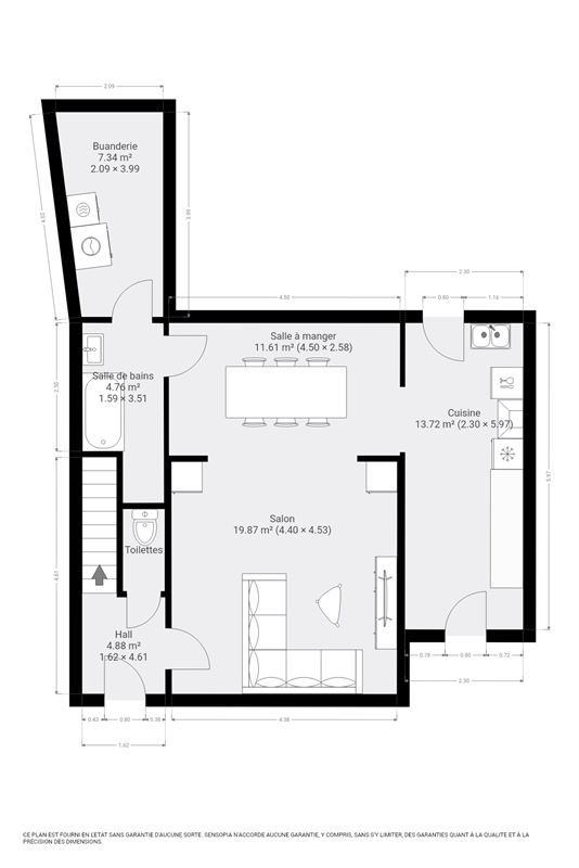 Maison 3 chambres à 5 mn du centre-ville d'Andenne
