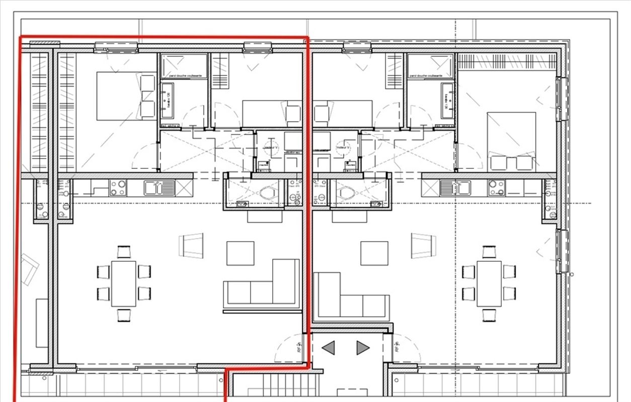 Spacieux appartement 2 chambres avec terrasse