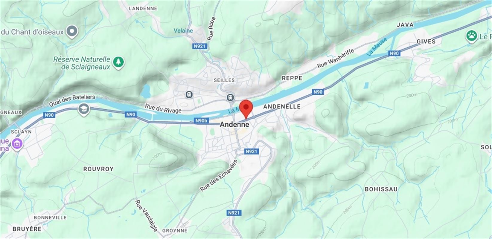 Maison rénovée dans le centre ville d'Andenne