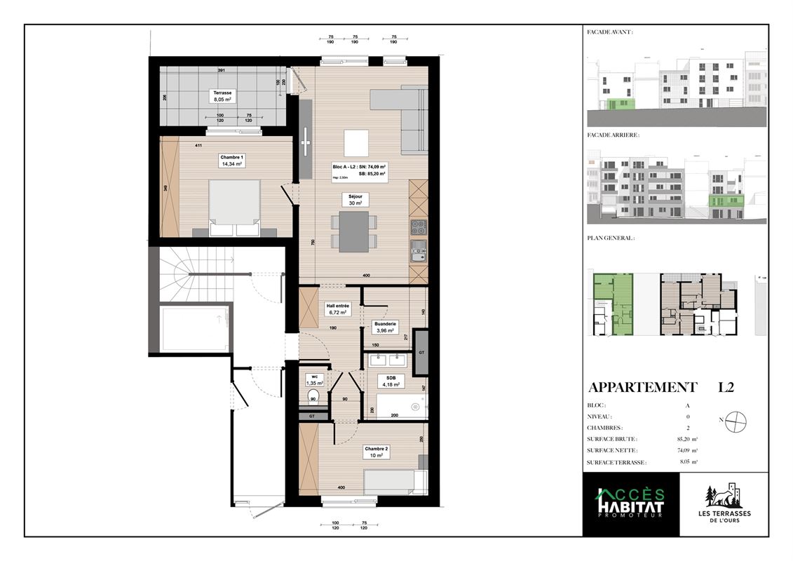 Appartement neuf en centre-ville