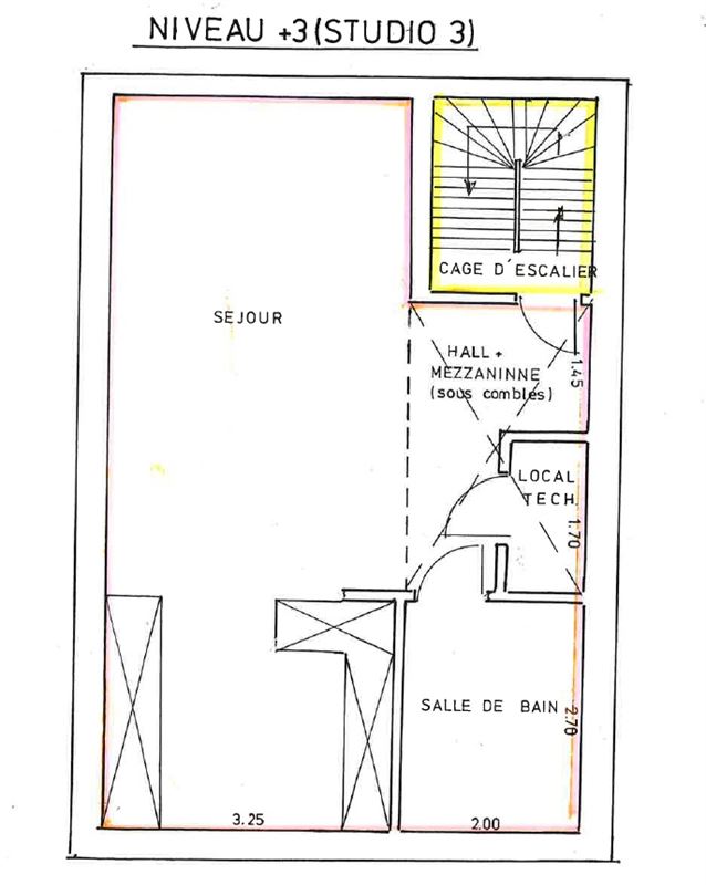 Studio en plein centre-ville d'Andenne