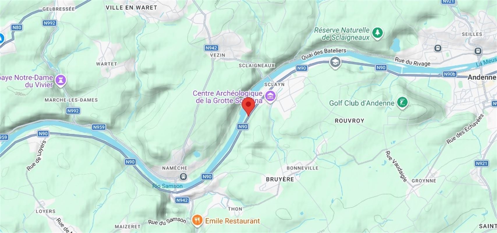 Appartement 1 chambre à mi-chemin entre Andenne et Namur