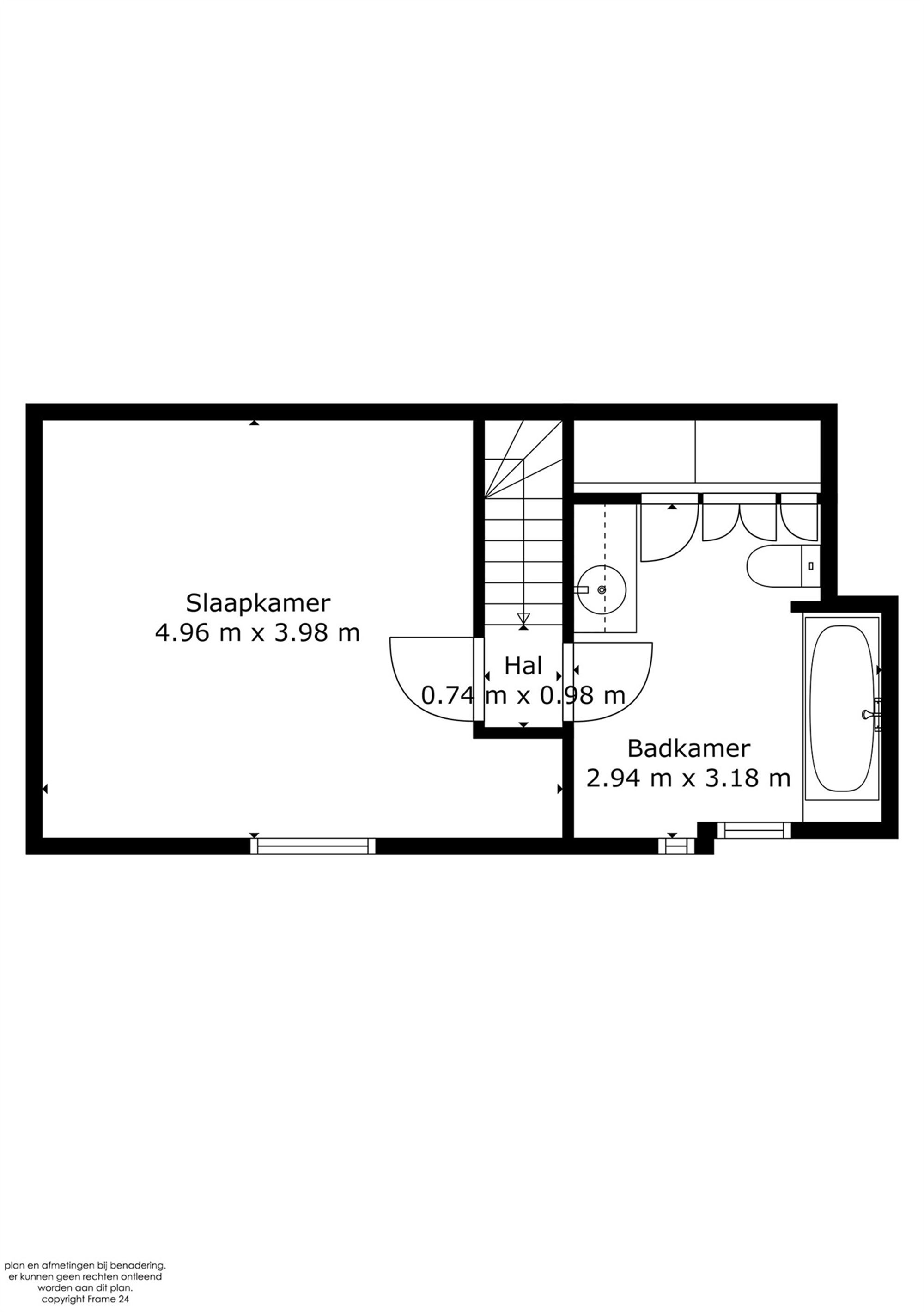 Duplex appartement met 2 slpks en ruim terras te Putte 