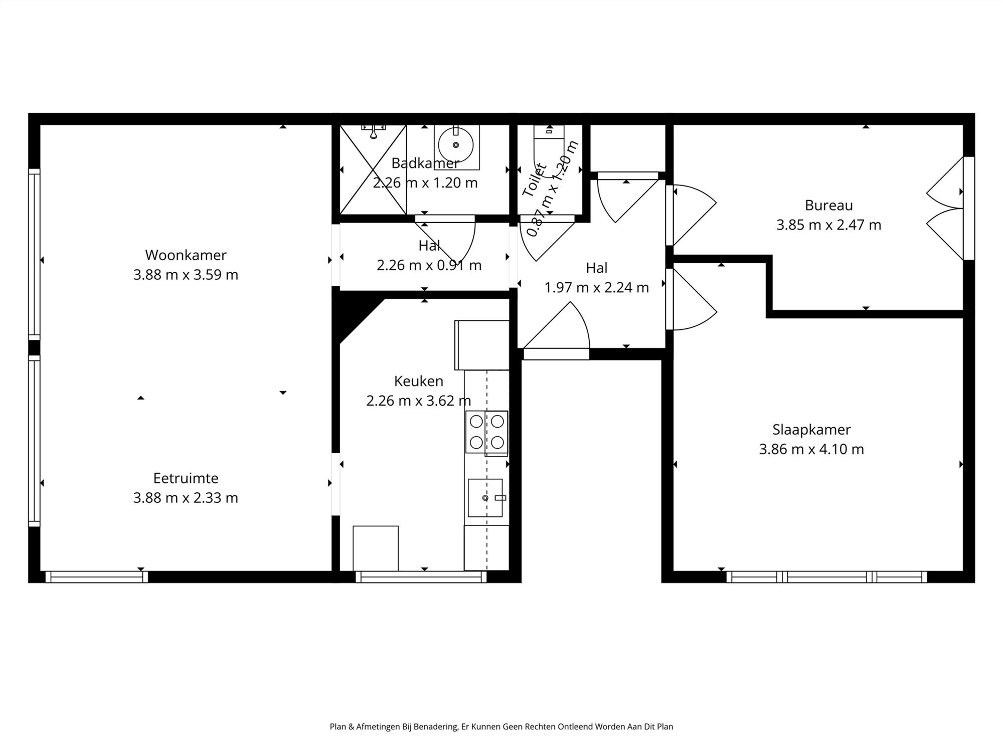 Recent gemoderniseerd appartement met knappe tuin te Duffel