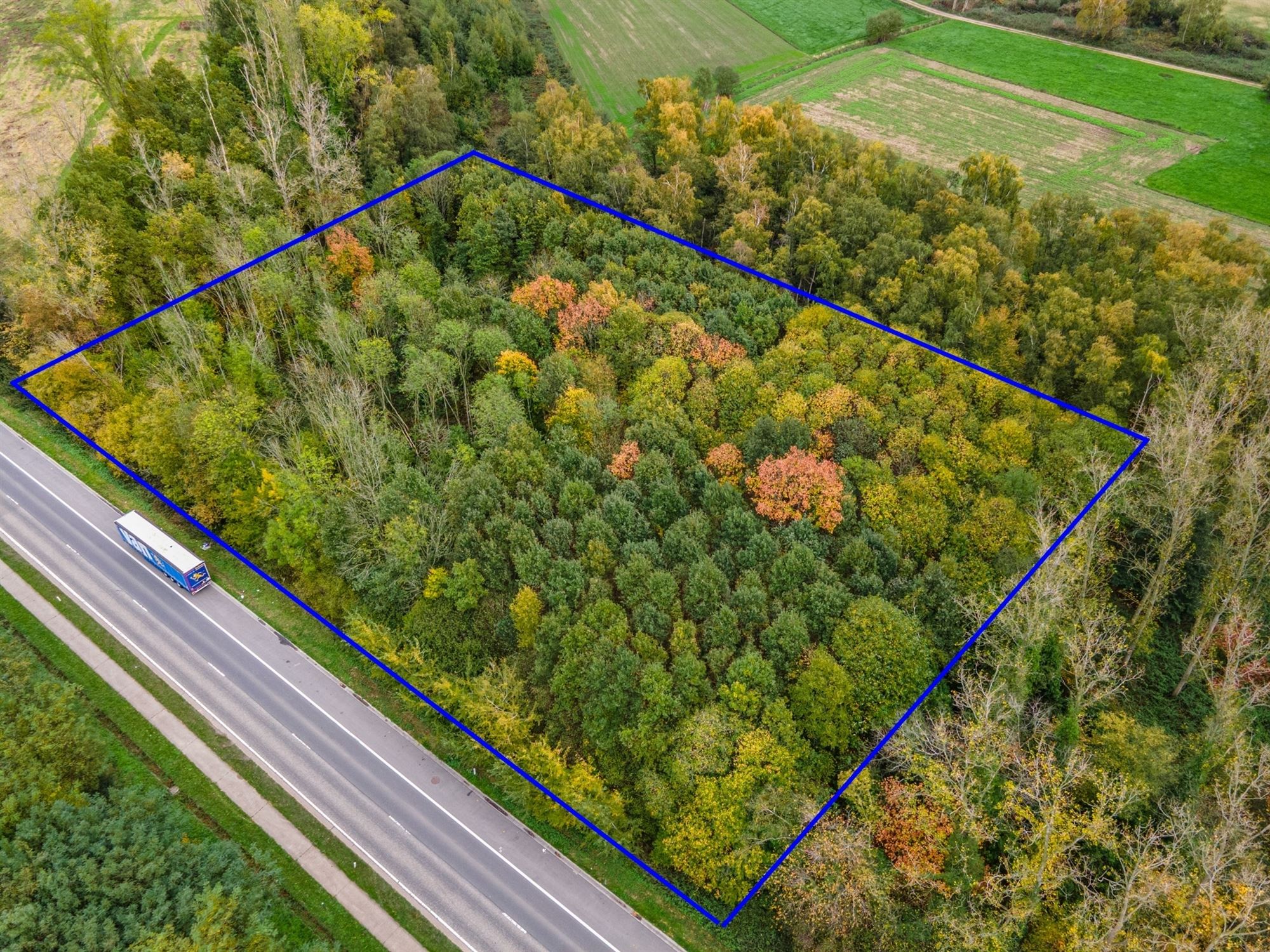 Prachtig perceel met bomen te Mechelen