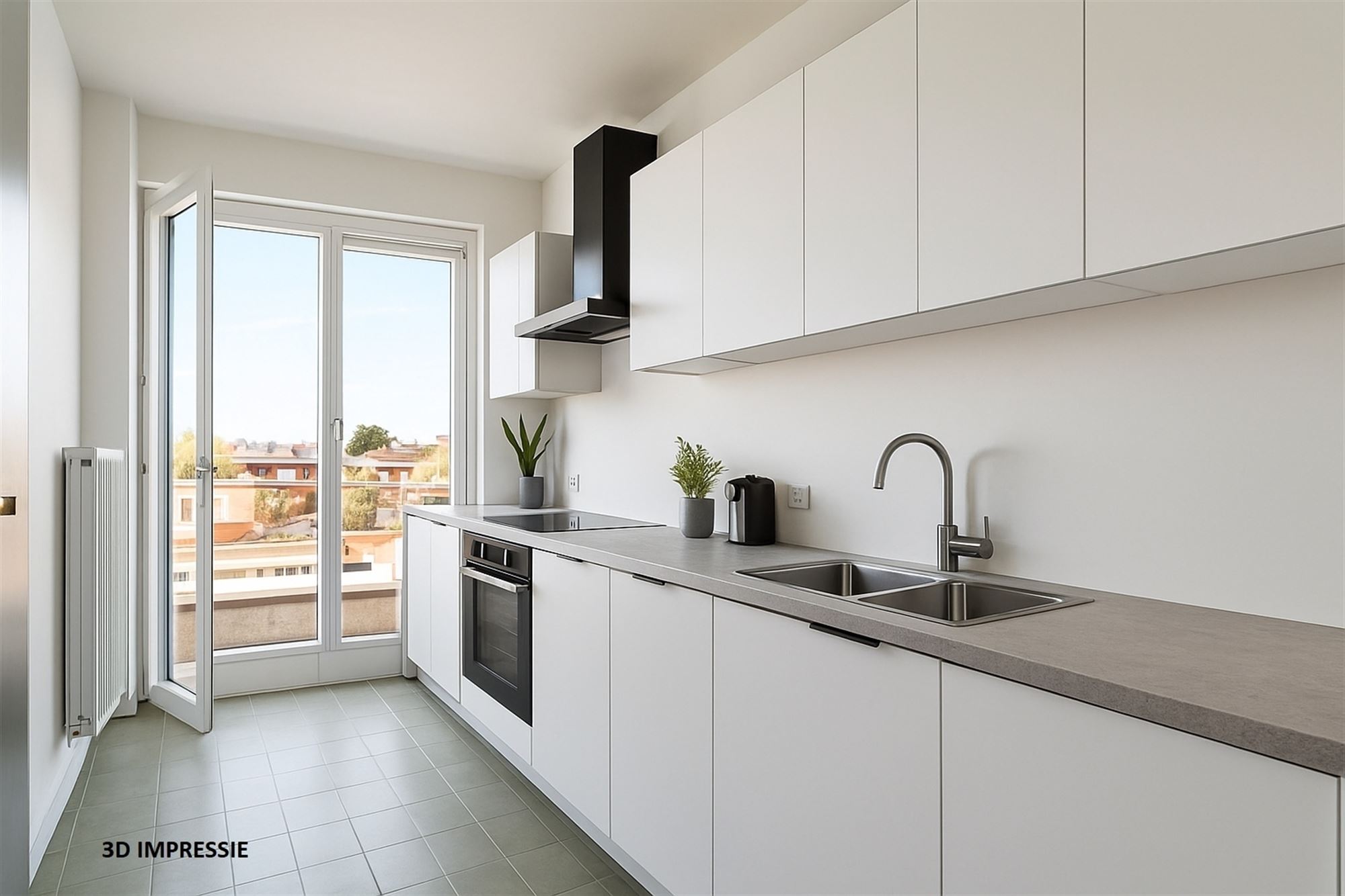 Ruim appartement met 2 slaapkamers te Mechelen