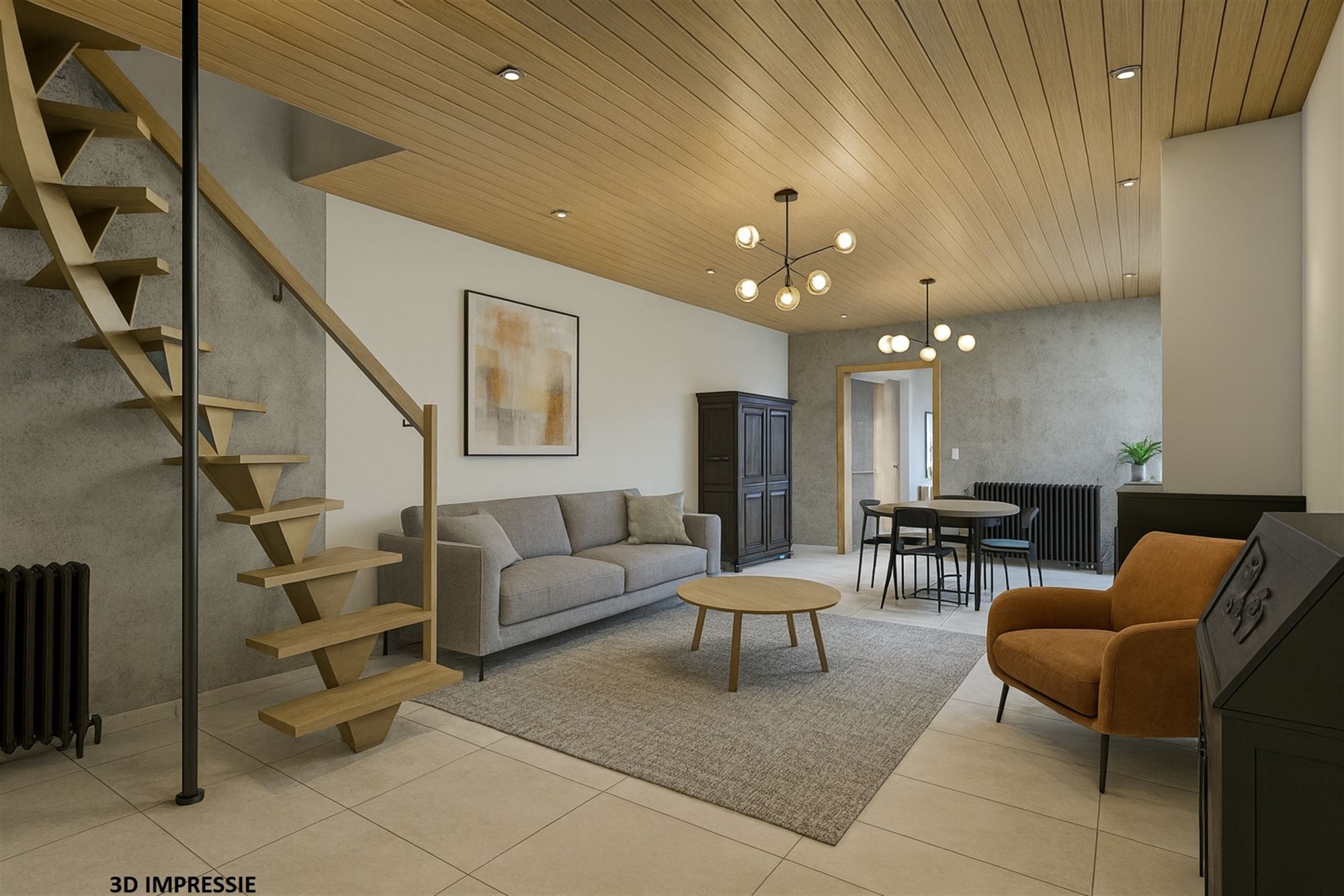 Gezellige woning met 3 SLPK en garage te Mechelen