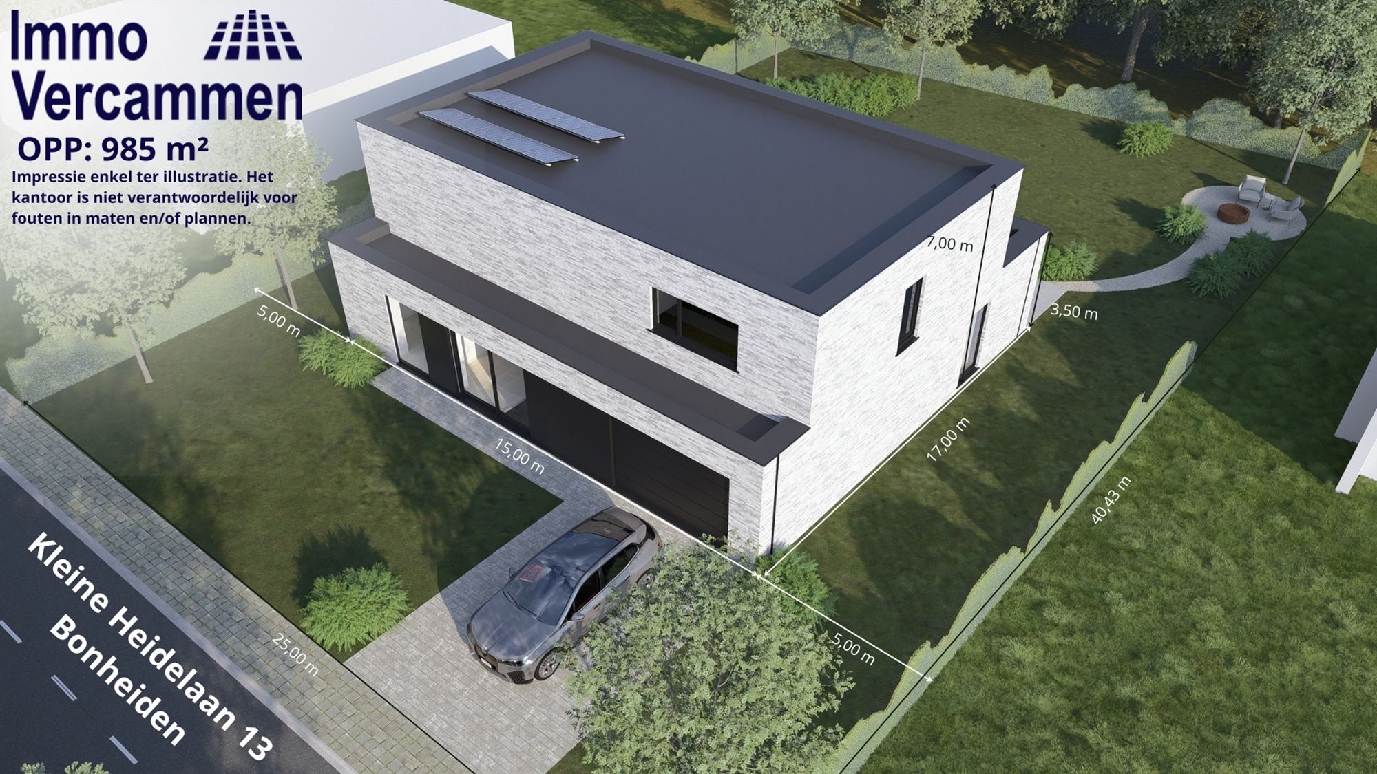 Bouwgrond voor open bebouwing op een uitstekende locatie te Bonheiden