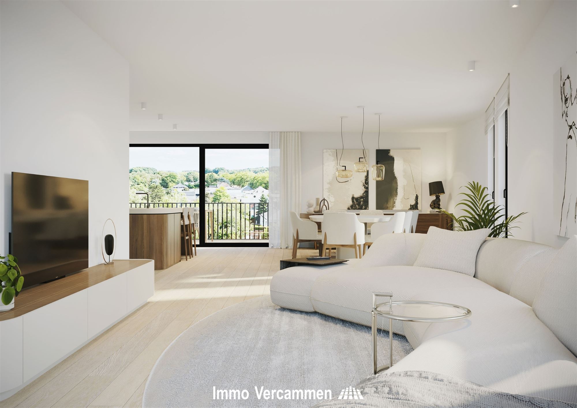 Gelijkvloers appartement met 2 slaapkamers en ruime tuin te Putte