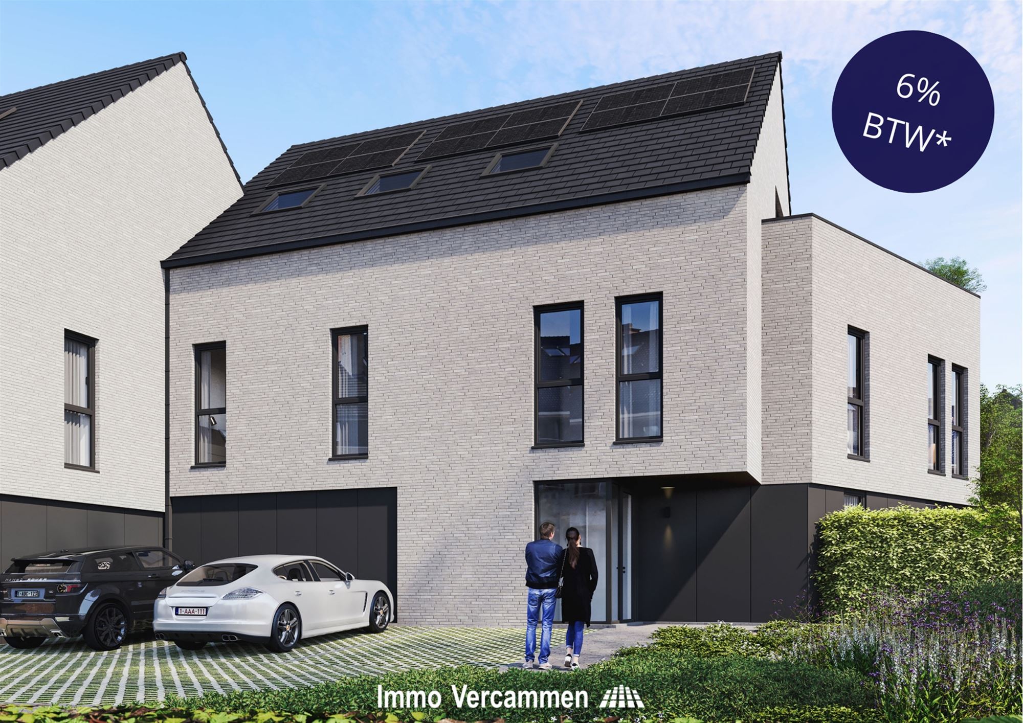 Appartement met 2 slaapkamers en ruim terras te Putte.