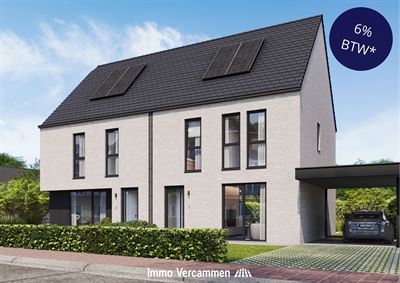 Kwalitatief afgewerkte, halfopen bebouwing te Putte