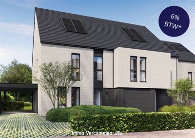 Kwalitatief afgewerkte, halfopen bebouwing te Putte