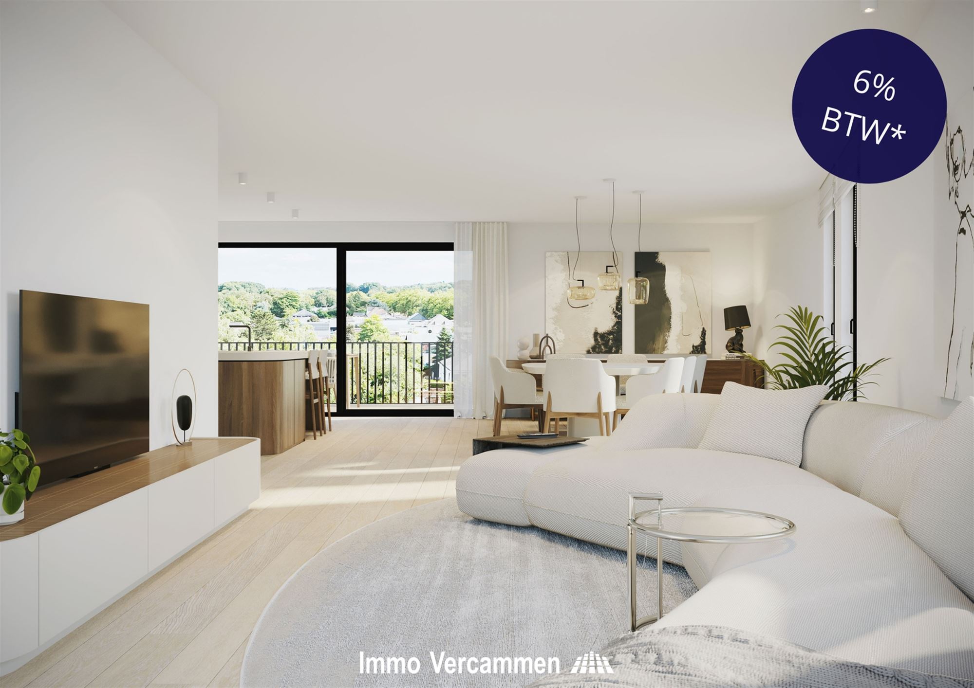 Ruim appartement met 3 slaapkamers te Putte.