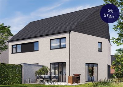 Kwalitatief afgewerkte, halfopen bebouwing te Putte