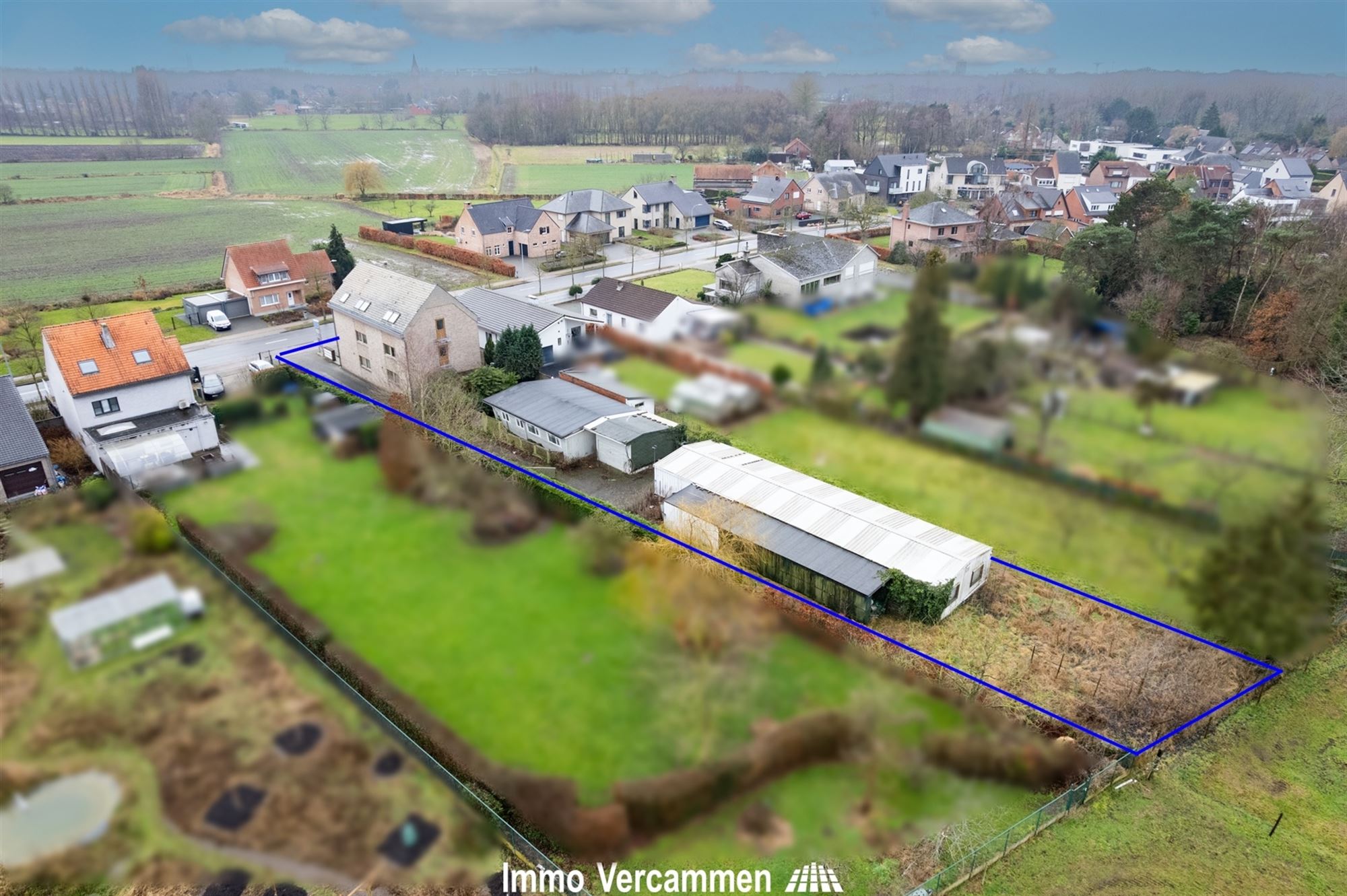 Opbrengsteigendom - voormalig studentenhuis en loods - te Sint-Katelijne-Waver